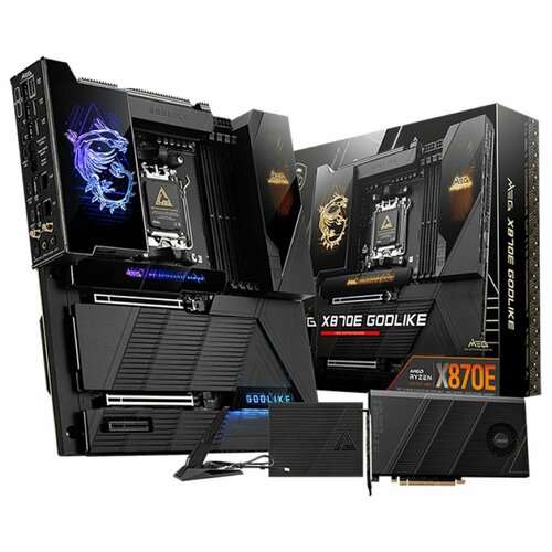 Материнская плата MSI MEG X870E GODLIKE, AM5, AMD X870E, E-ATX, RTL (MEG X870E GODLIKE)