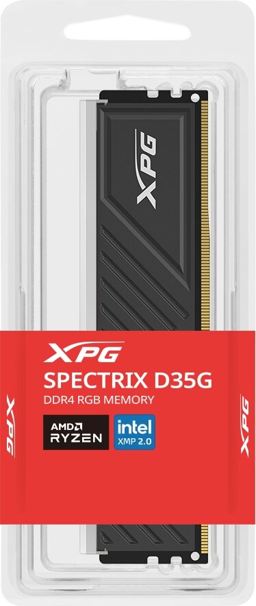 Оперативная память A-Data XPG Spectrix D35G DDR4 - 16GB, 3600 МГц, DIMM, CL18, RTL (ax4u360016g18i-sbkd35g) — фото 1