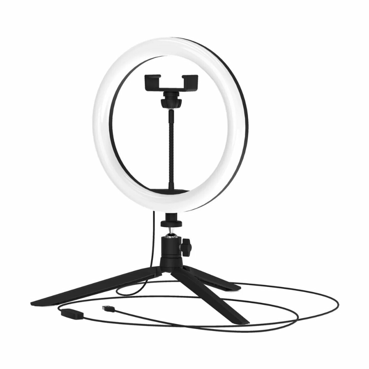 Светильник кольцевой Gauss Ring Light 14 Вт 700 Лм 3000-6500K USB IP20 пульт