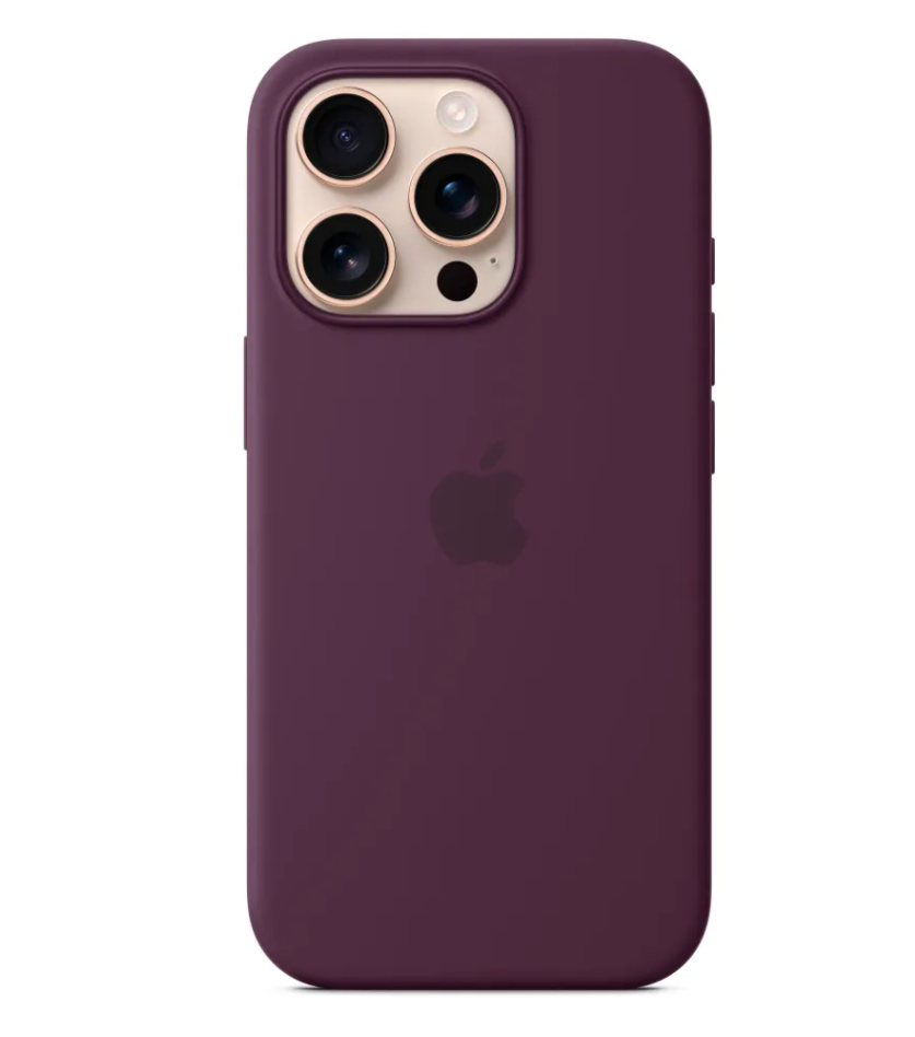 Чехол Силиконовый MagSafe для iPhone 16 Pro Max, Silicone case MagSafe для айфон 16 Про Макс -Фиолетовый