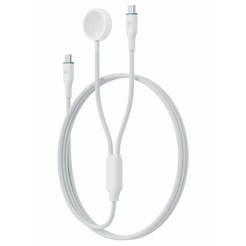 Кабель для Apple Watch EnergEA bazic GOCHARGE Cable USB-C to WATCH 1,8м. – белый (WHITE)