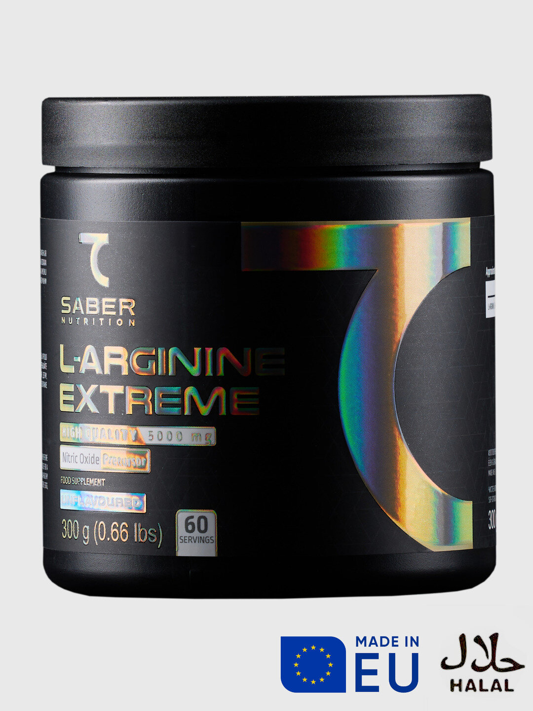 Аминокислотный комплекс 7Saber, L-arginin Extreme, 300 гр, Халяль 60 порций
