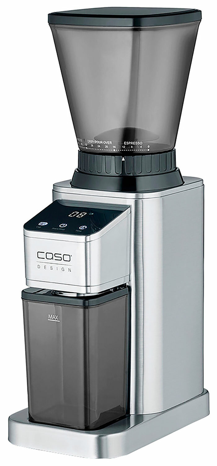 Кофемолка Caso BaristaChef Inox 48 уровней помола нержавеющая сталь