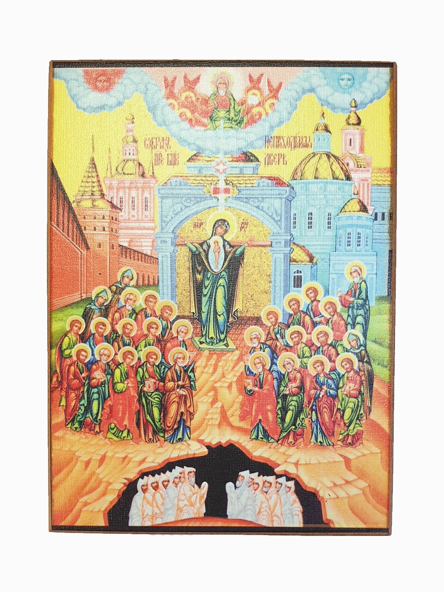 Икона Богородицы "Непроходимая Дверь", размер 10х12