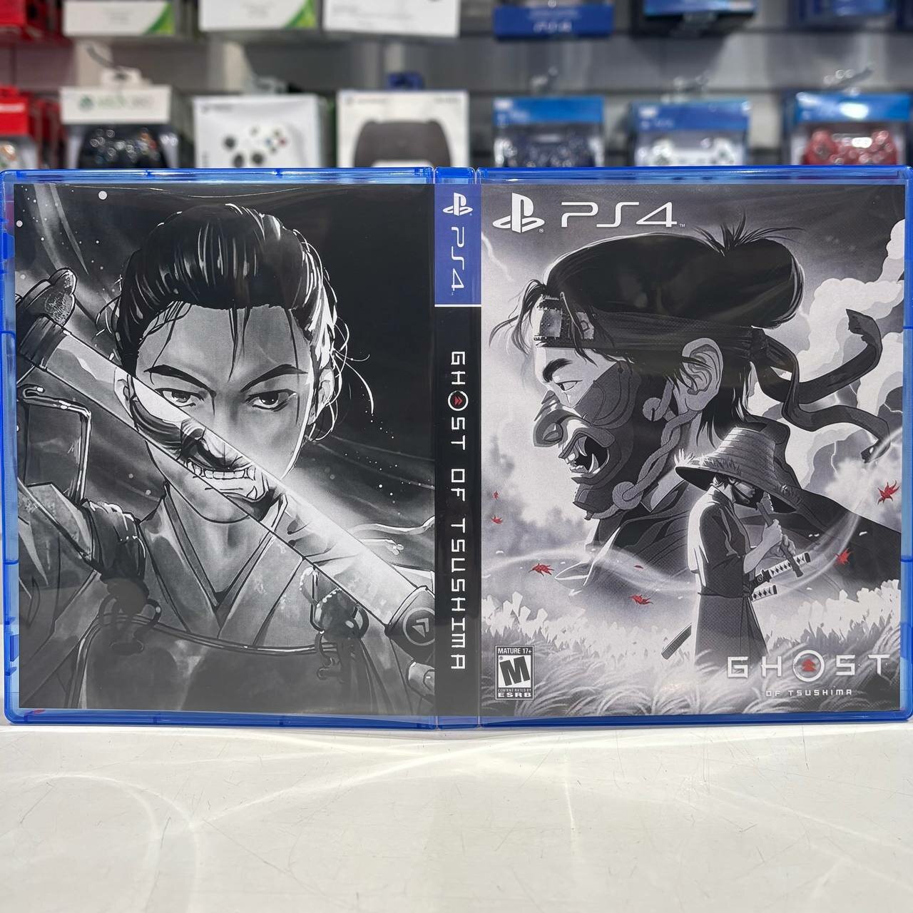 Игра "Ghost of Tsushima/ Призрак Цусимы" PS4 - Кастомная обложка для диска №15