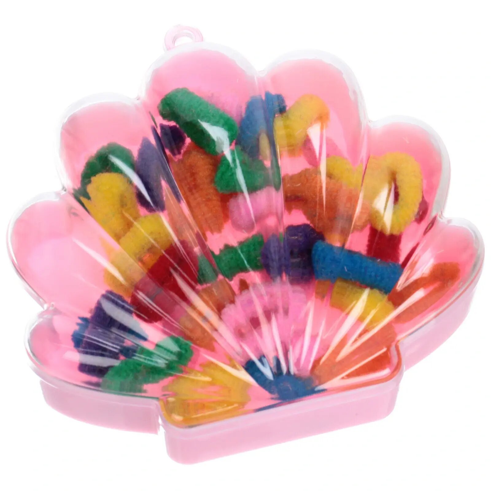 Резинки для волос 'Loyal friend - Ракушка', 35 шт, 9*9,5см, яркие цвета