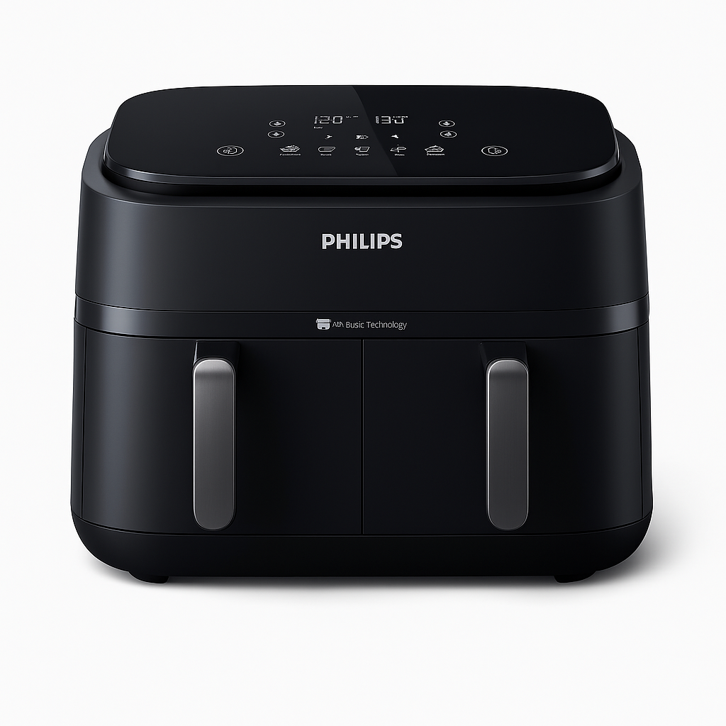 Аэрогриль Philips (NA351/00), мощность 2750Вт, чёрный, 9 литров