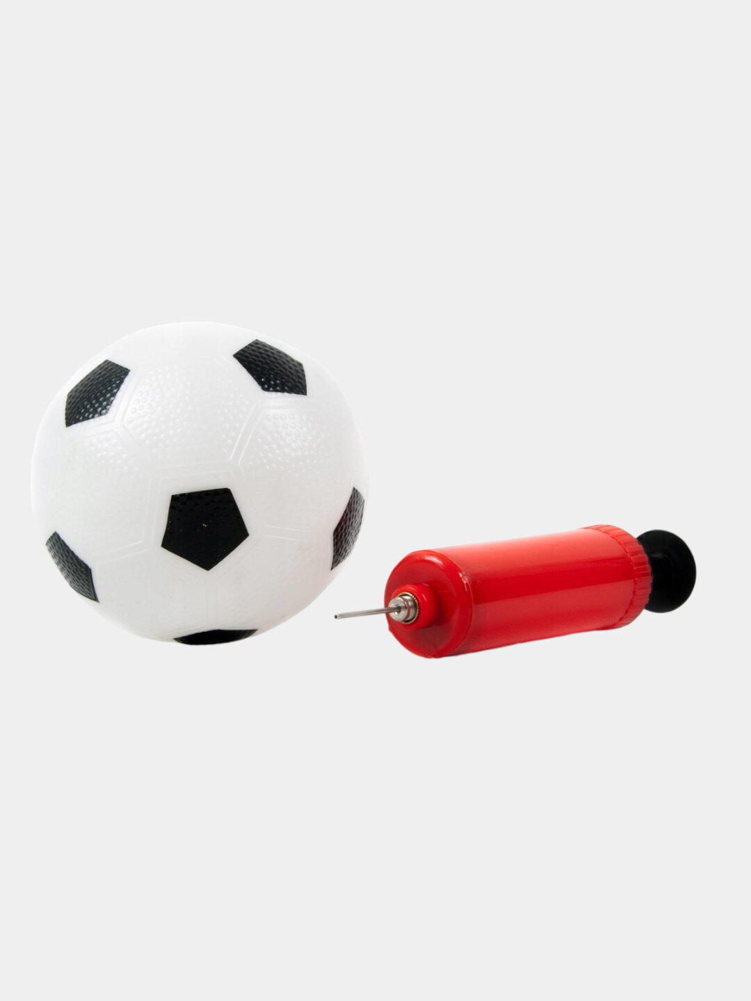 Набор футбольный General Fitness, 2 ворот, мяч, насос, сетки, белый/чёрный — фото 1