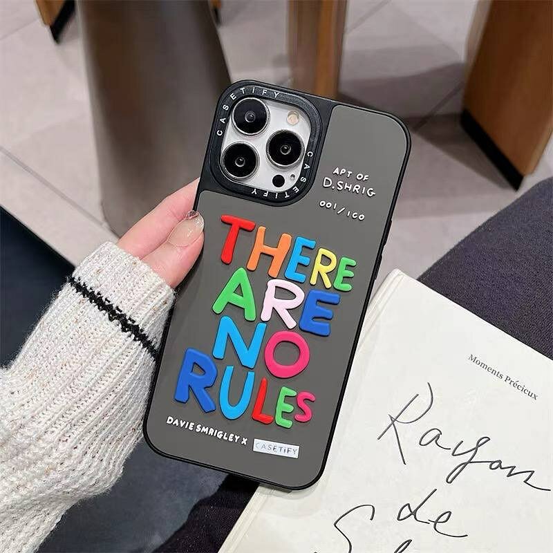 Силиконовый 3D чехол для iPhone 12Pro Max, Casetify брендовые чехлы, дешевые — фото 1