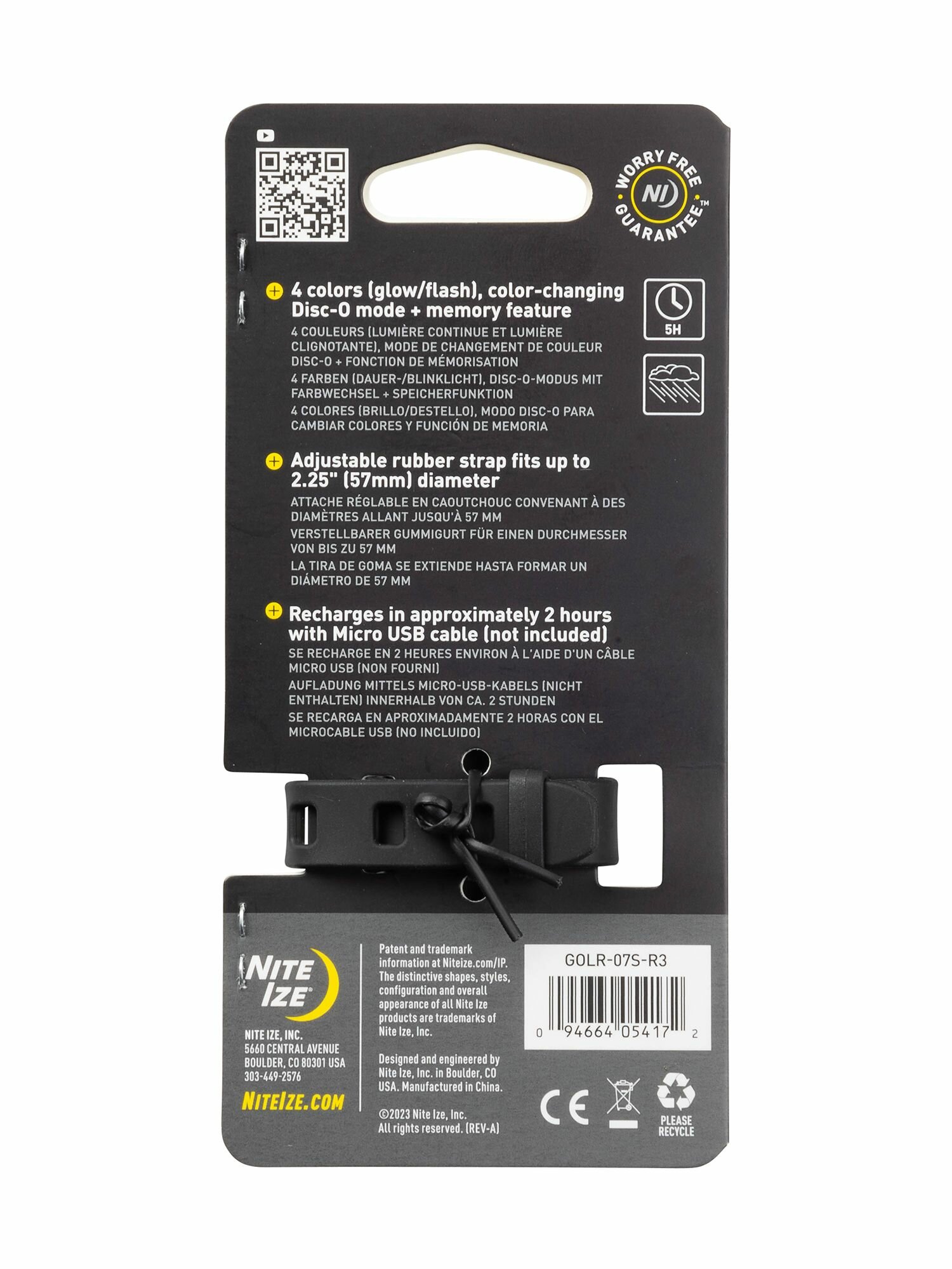 Светодиодный маркер Nite Ize GoLit Rechargeable Visibility Light — фото 1