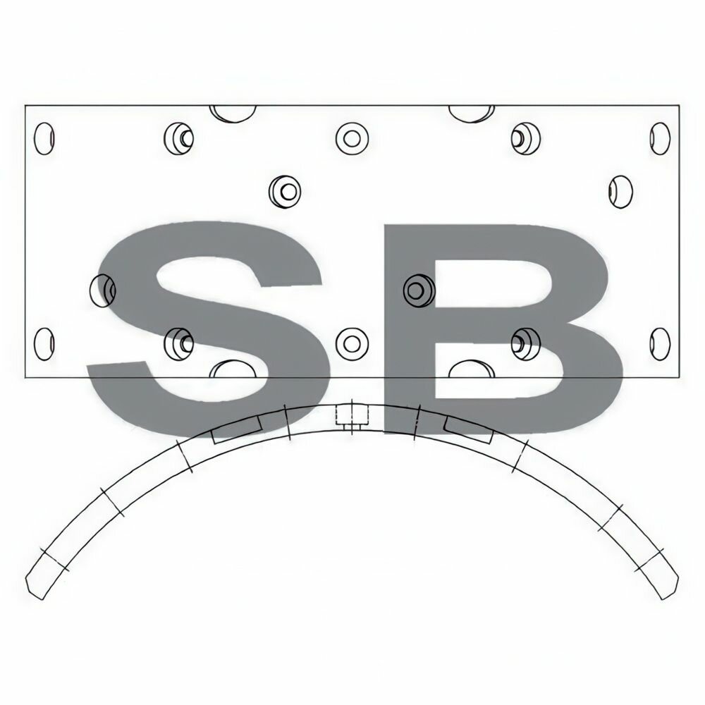 Накладка тормозной колодки 1 шт для Хендай E-mighty арт SL232 Sangsin Brake