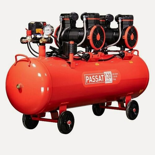 Изображение товара Безмасляный компрессор Aurora PASSAT-120 BLACK (120л, 220V. 640 л/мин)