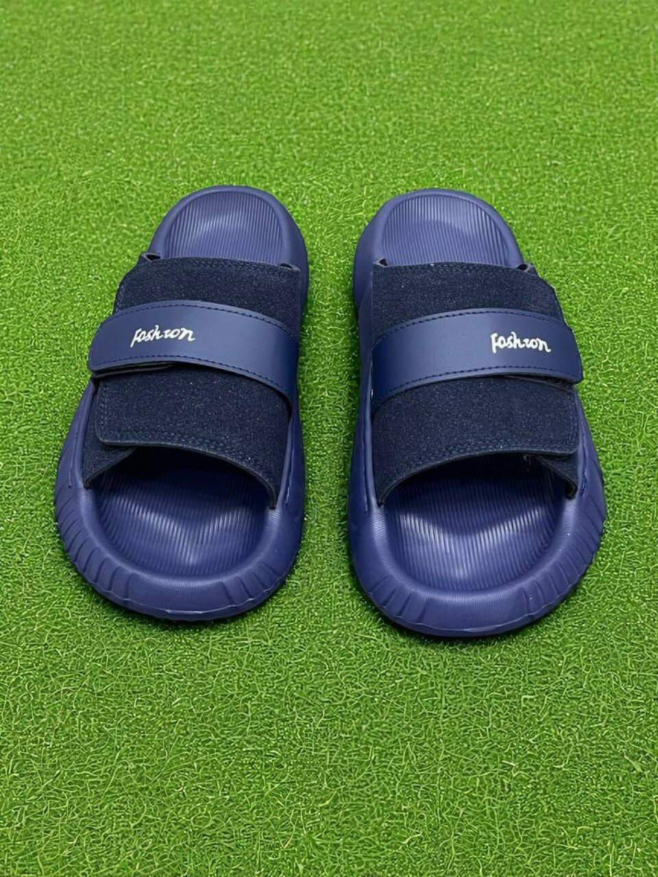 Тапочки Тапочки мужские, для летнего сезона, легкие, для повседневной носки, размер 43, темно-синий — фото 1