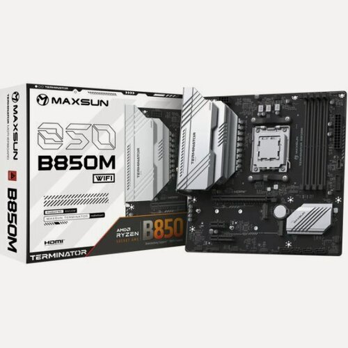 Изображение товара Материнская плата Maxsun MS-Terminator B850M WIFI (AM5, mATX)