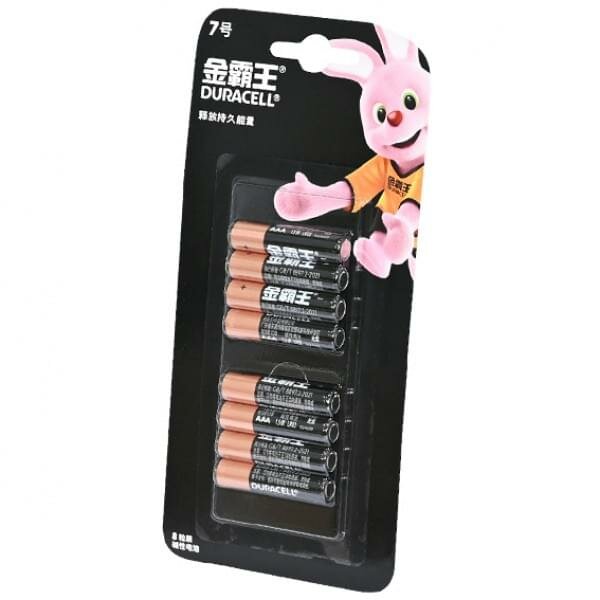 Батарейки Duracell Basic AAA LR03 алкалиновые 8 штук