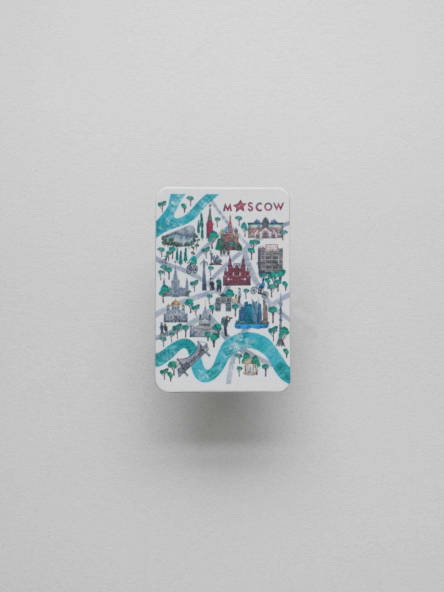Набор магнитов Москва. Сувениры с Москвой10 шт в коробке. Magniart — фото 1