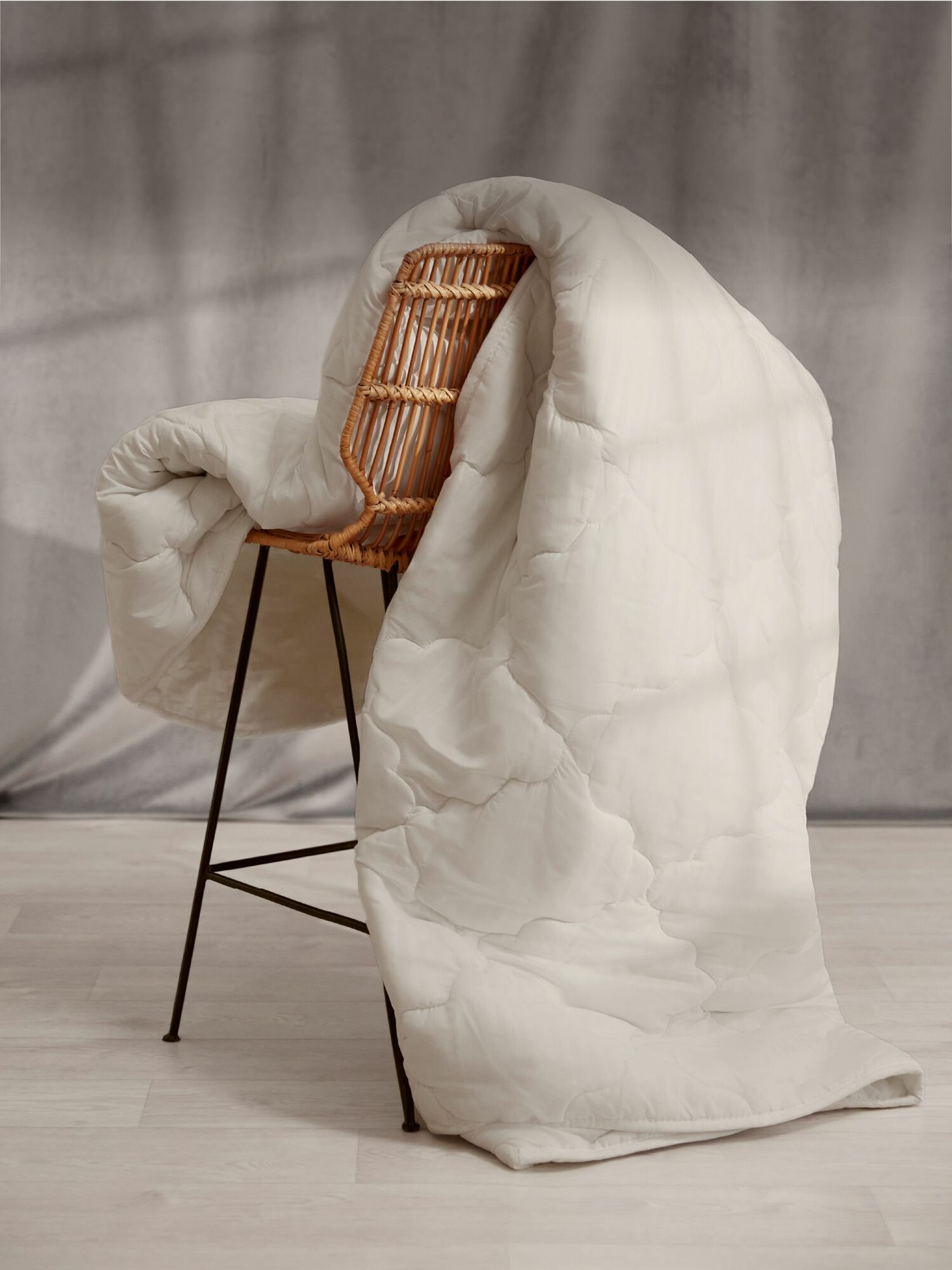 Одеяло унисон 2 спальное 170х205 "Бамбук" Creative, всесезонное — фото 1