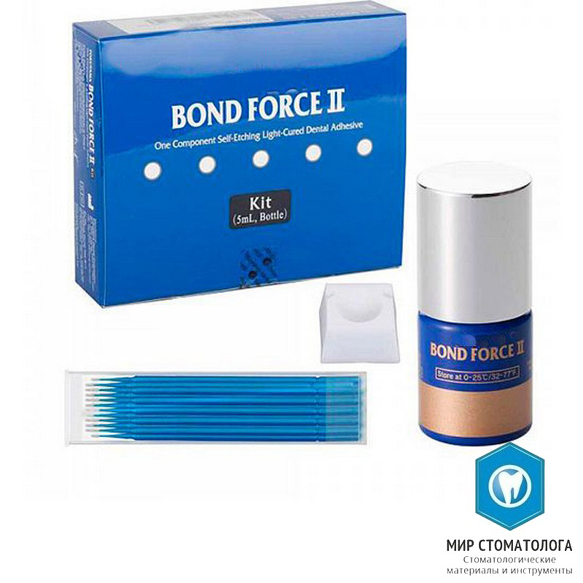 Бонд Форс адгезив 5 мл набор с аппликаторами - Bond Force II Kit