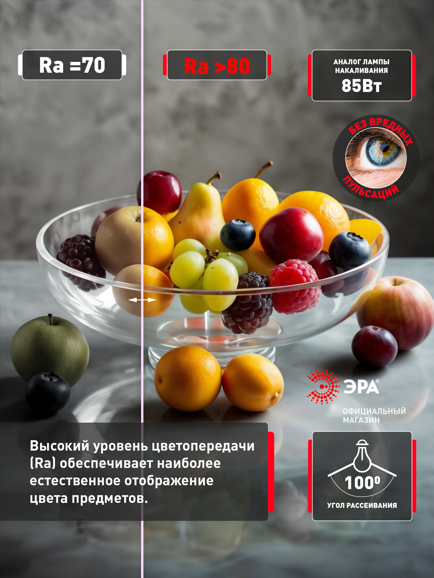 Набор светодиодных лампочек ЭРА LED MR16-11W-865-GU5.3 R 6500K софит 11 Вт 10 штук — фото 1