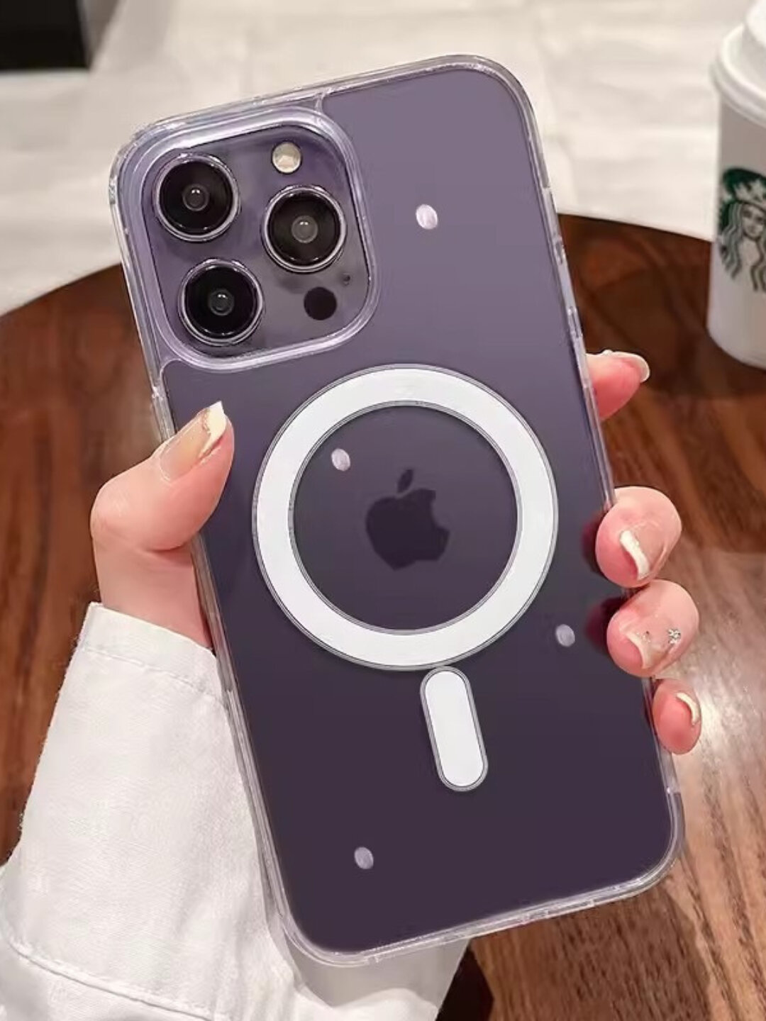 Чехол MagSafe, для iPhone XR прозрачный — фото 1