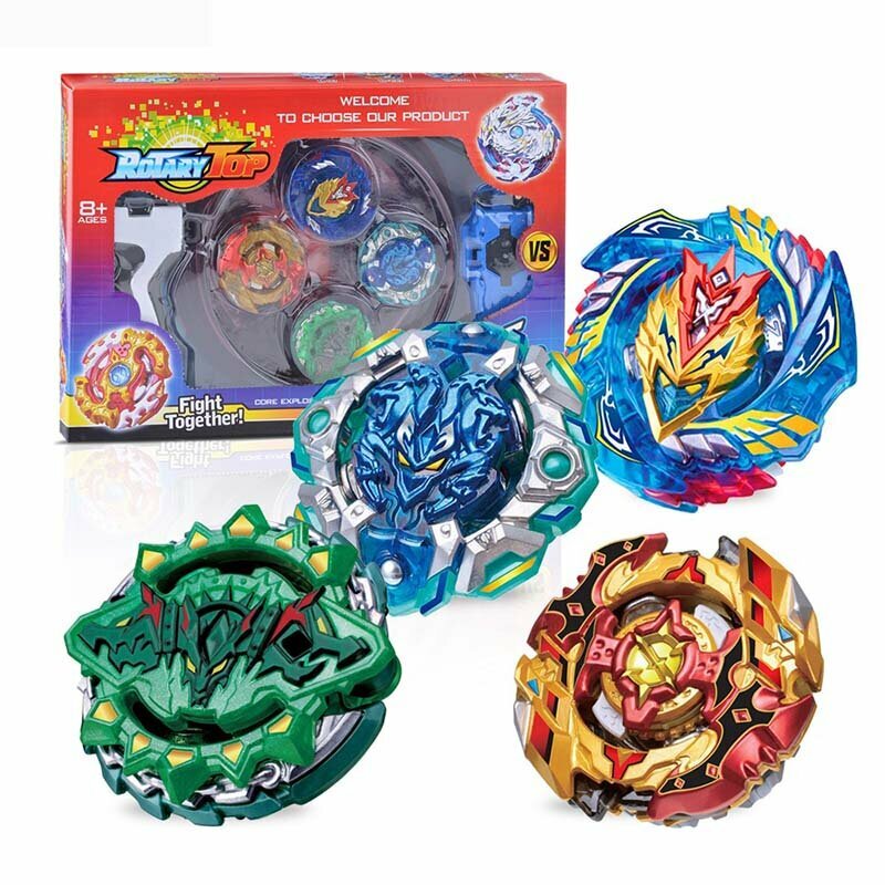 Прочный и универсальный набор Beyblade B128 для детей с рандомными цветами пусковых устройств и арен