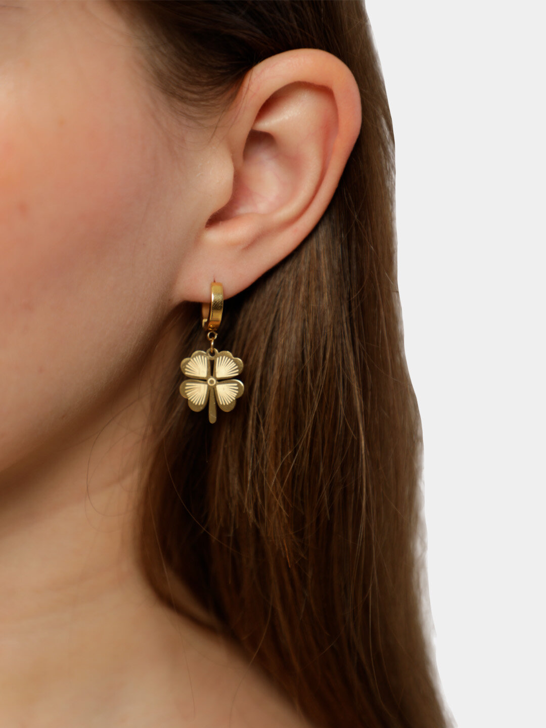 Комплект бижутерии: браслет, колье, серьги, размер колье/цепочки 45 см, золотой — фото 1