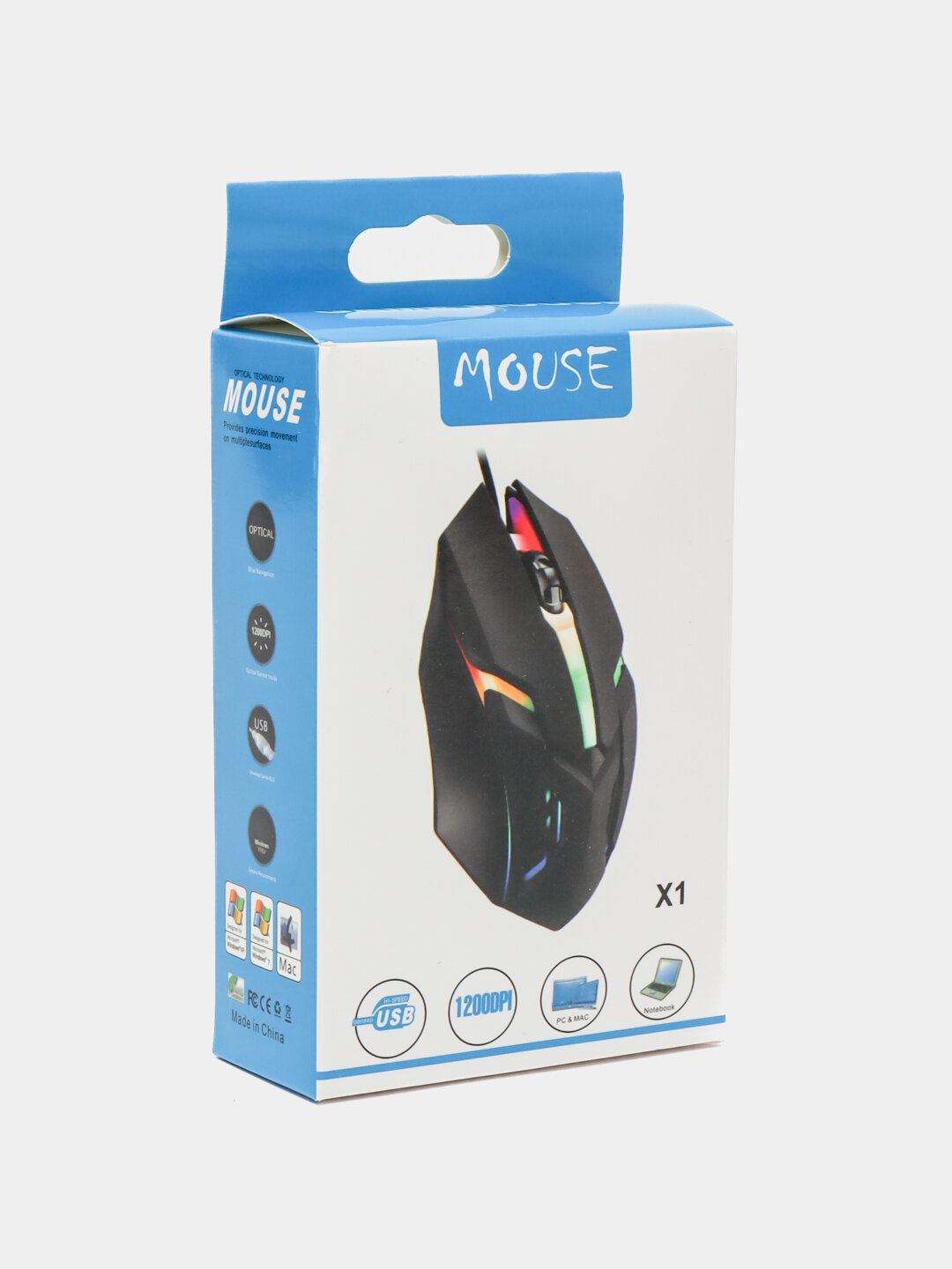 Игровая мышь с RGB подсветко — фото 1