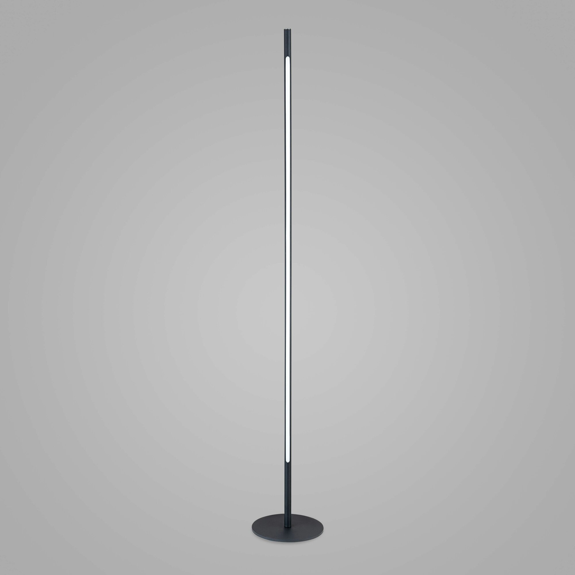 Картинки Торшер светодиодный напольный iSvet 12Вт, 4000К, черный в стиле лофт