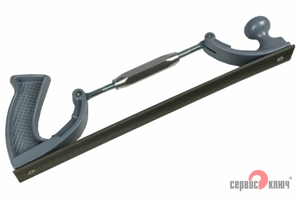 Рубанок Сервис Ключ 75058, рихтовочный, легированная сталь, серебристый, 35 см — фото 1