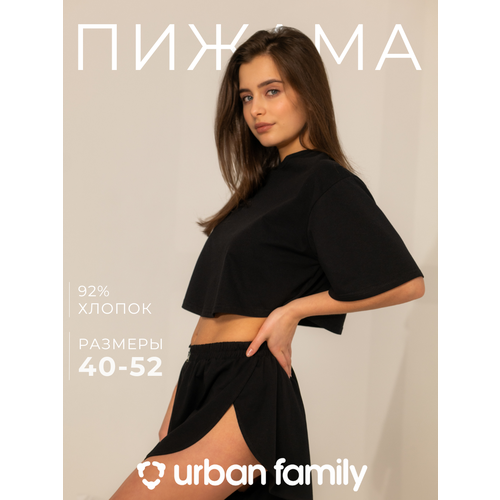 фото Пижама urban family comfort home, размер 50, бордовый