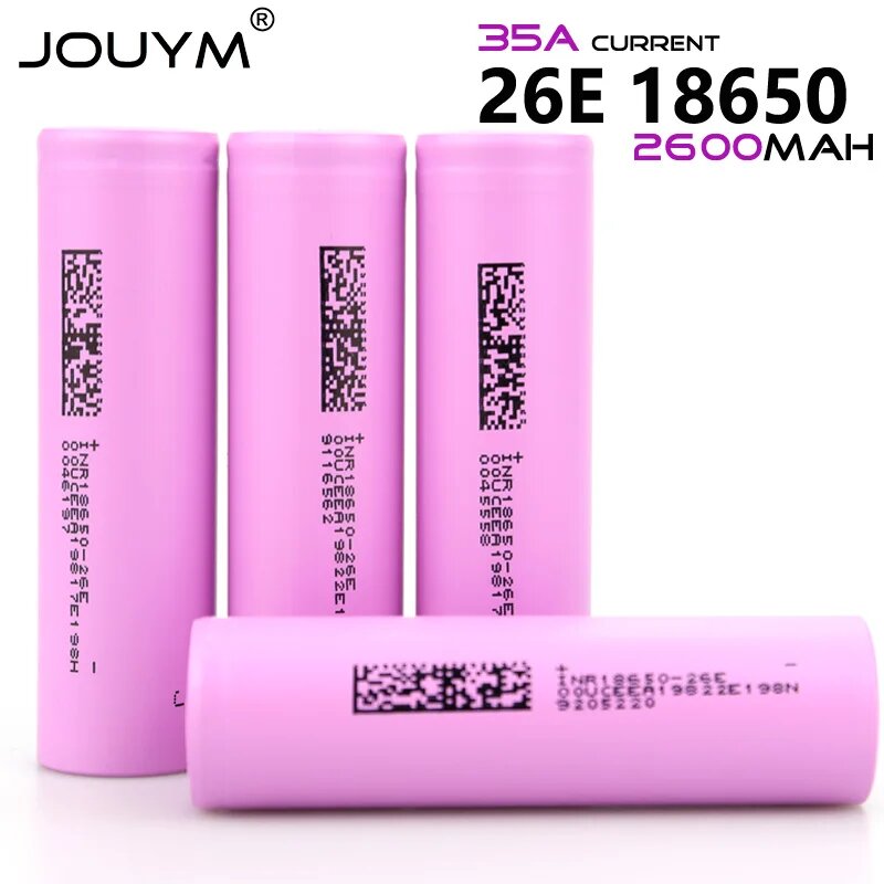 JOUYM аккумулятор 18650 2600 мАч