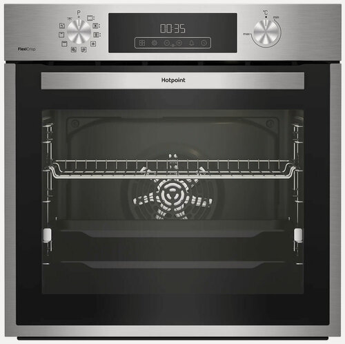 Изображение товара Электрический духовой шкаф Hotpoint HFTE8 821 H IX 59 см, 72 л гриль конвекция, серебристый