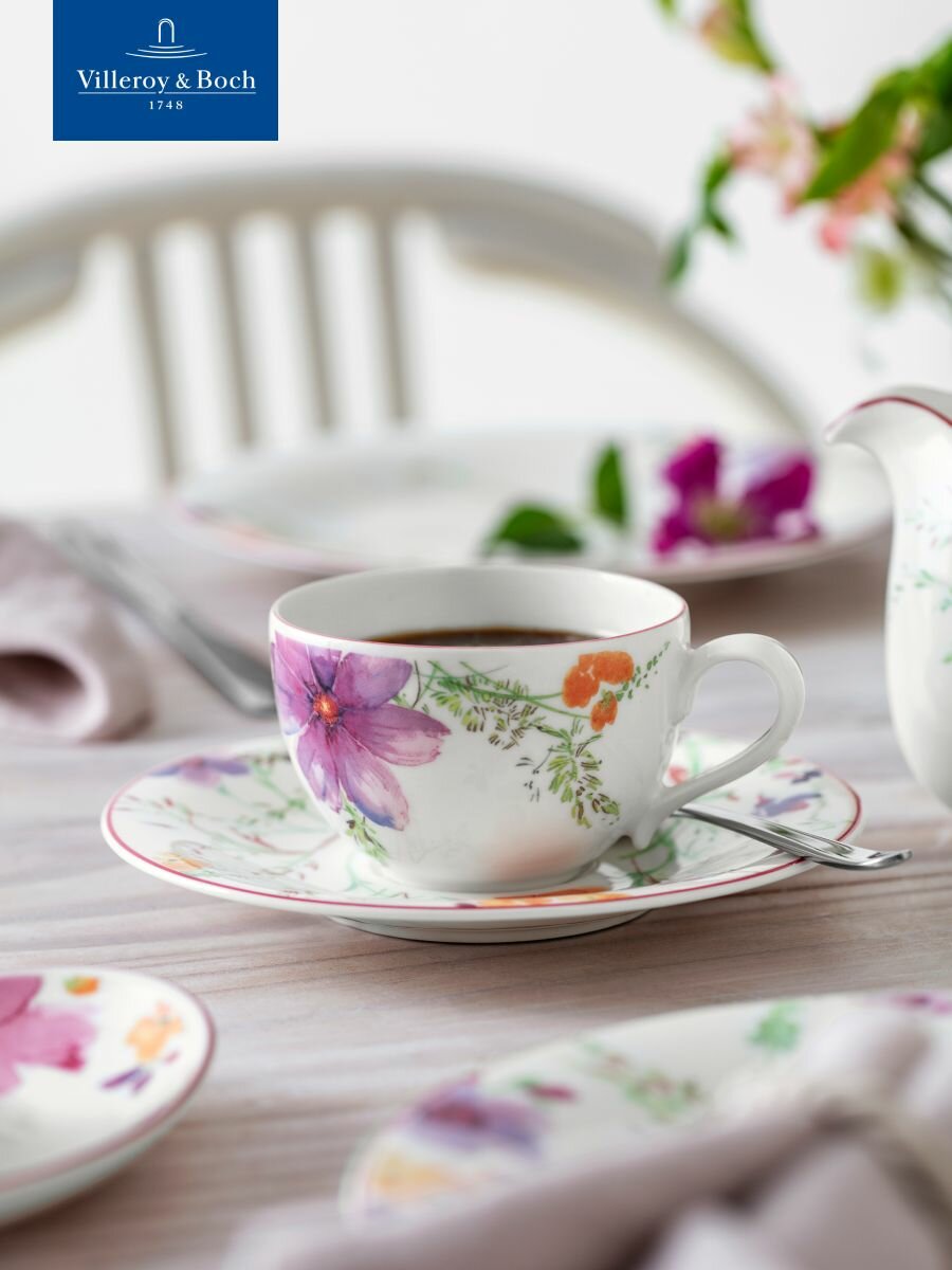 Чашка для завтрака 250 мл, Mariefleur Basic, Villeroy & Boch, Премиум-Фарфор