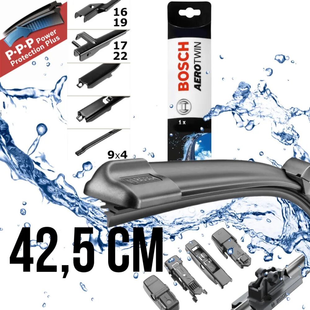 Стеклоочиститель 425 мм/1шт Bosch (AP 425 U) Aerotwin Plus