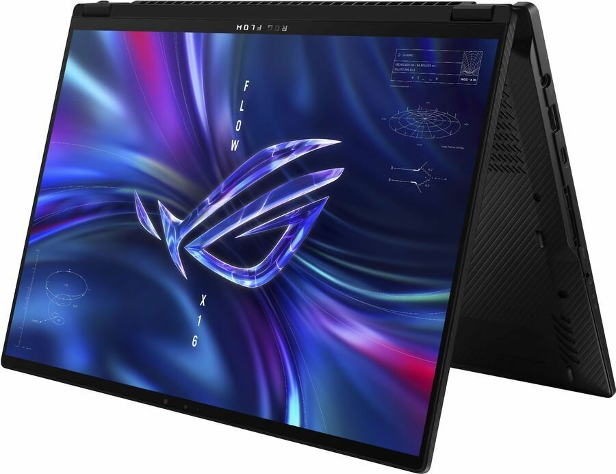 16" Ноутбук Asus ROG Flow GV601VV-NF045 (90NR0D11-M002P0) черный - 2560x1600, IPS, Intel Core i9-13900H, ядра: 14 x 2,6 ГГц, 16 ГБ, SSD 1024 ГБ, NVIDIA GeForce RTX 4060 (8 ГБ), Windows 10 Pro