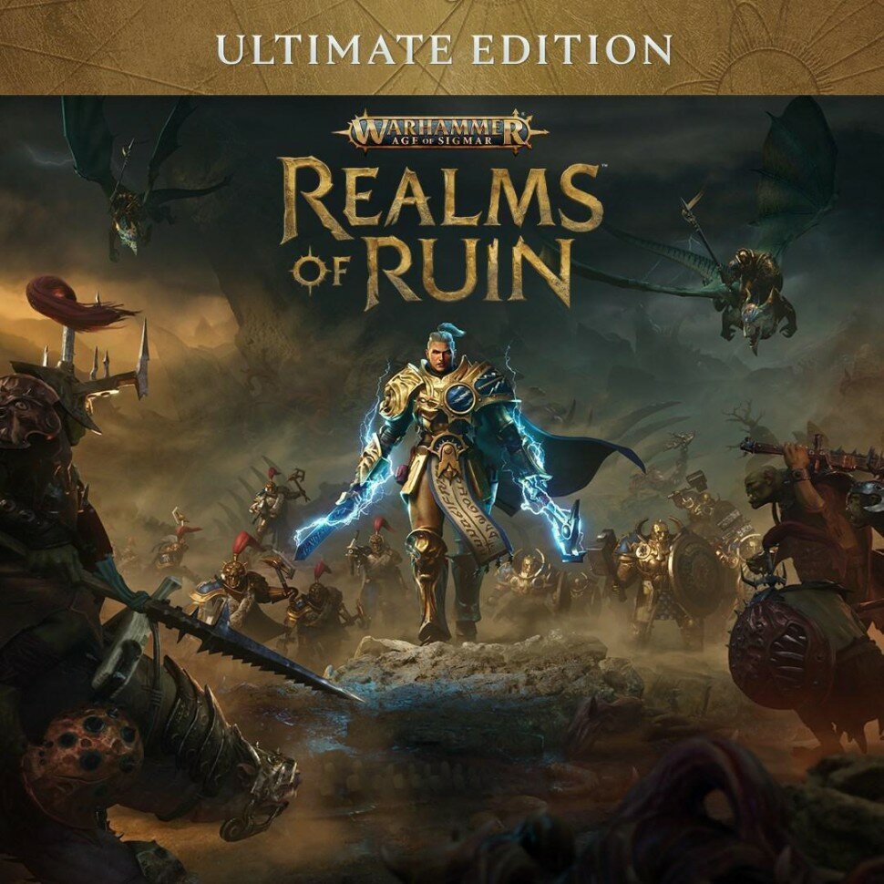 Игра Warhammer Age of Sigmar: Realms of Ruin Ultimate Edition для PC, активация в Steam для региона РФ, цифровой ключ