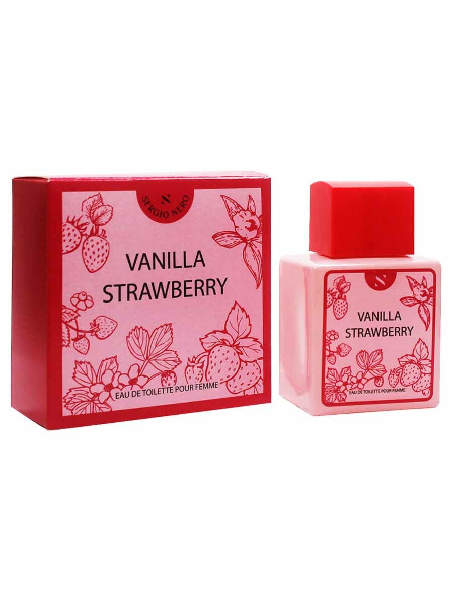 Sergio Nero Туалетная вода для женщин Vanilla Strawberry, 50 мл