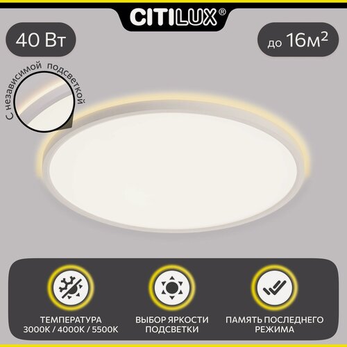 Изображение товара Светильник для дома накладной Citilux NORMA CL748400, цвет арматуры белый