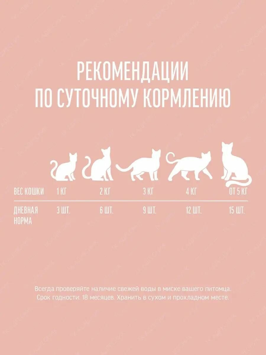 Деревенские лакомства, Чистим зубы для кошек, подушечки с кремом из лосося, 30 гр. — фото 1