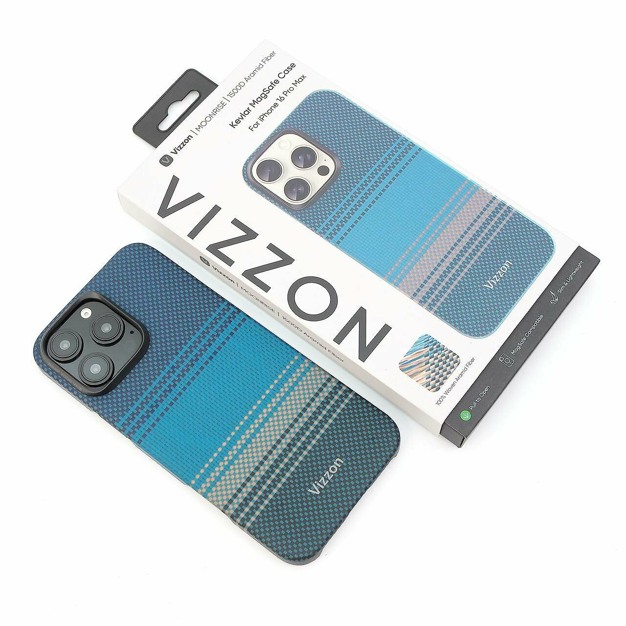 Чехол Vizzon "MOONRISE", для iPhone 16 Pro Max, ударопрочный — фото 1