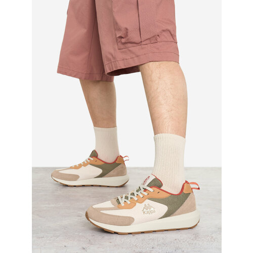 фото Кроссовки kappa authentic run txt m, размер 43.5, бежевый