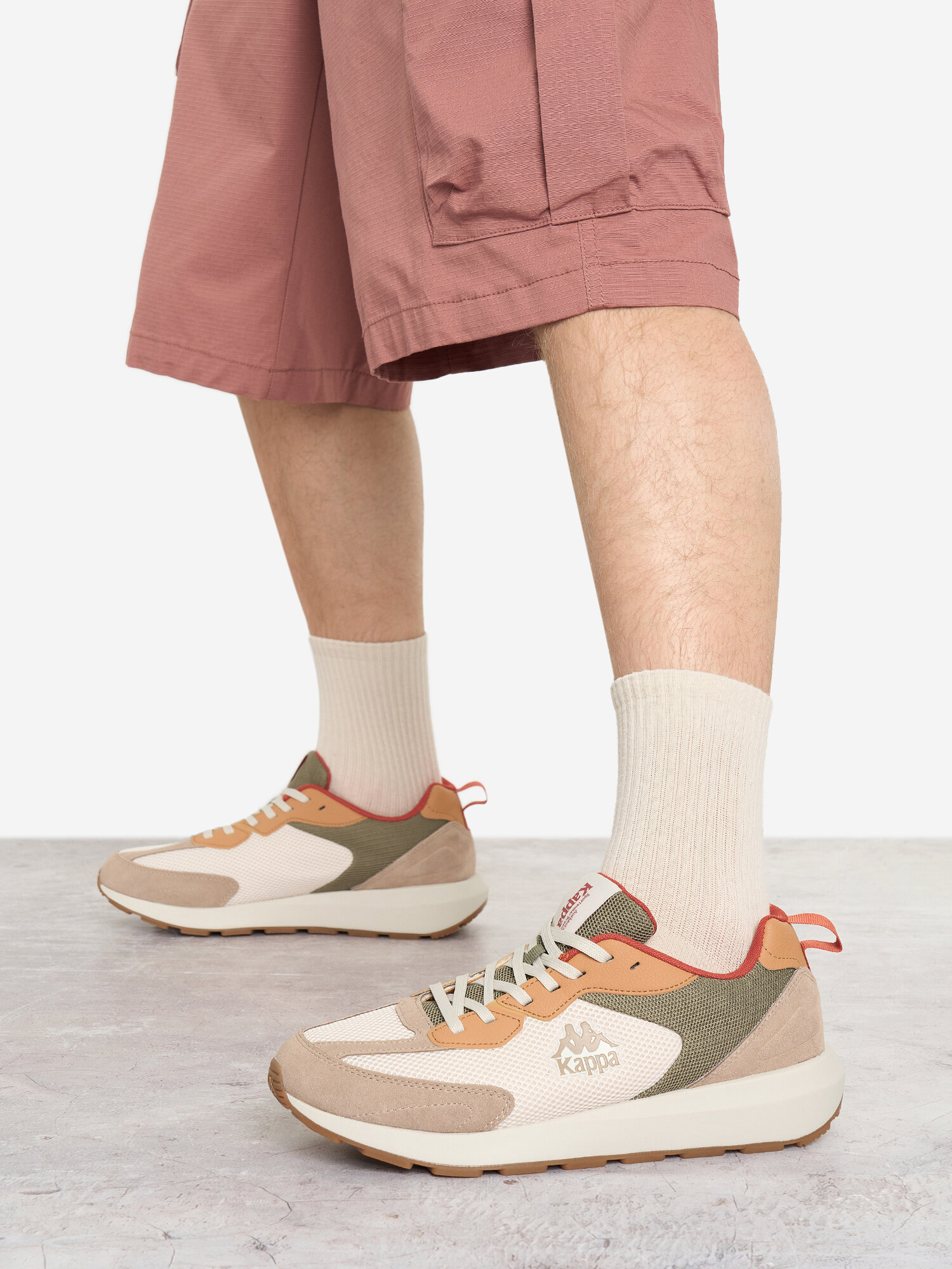 Кроссовки Kappa AUTHENTIC RUN TXT M, размер 44, бежевый