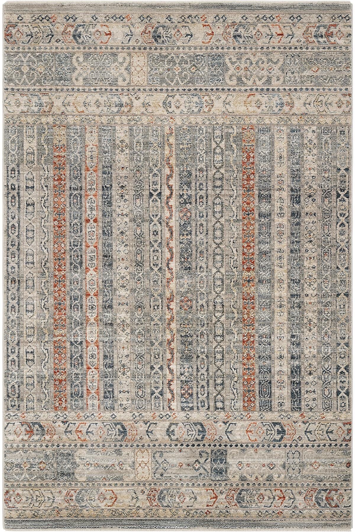 Ковер Cool Hali Hanedan 0011 Винтажный ковер 120x180 см в богемном стиле цвета пепельный сапфир  серый  синий  терракотовый  бежевый 