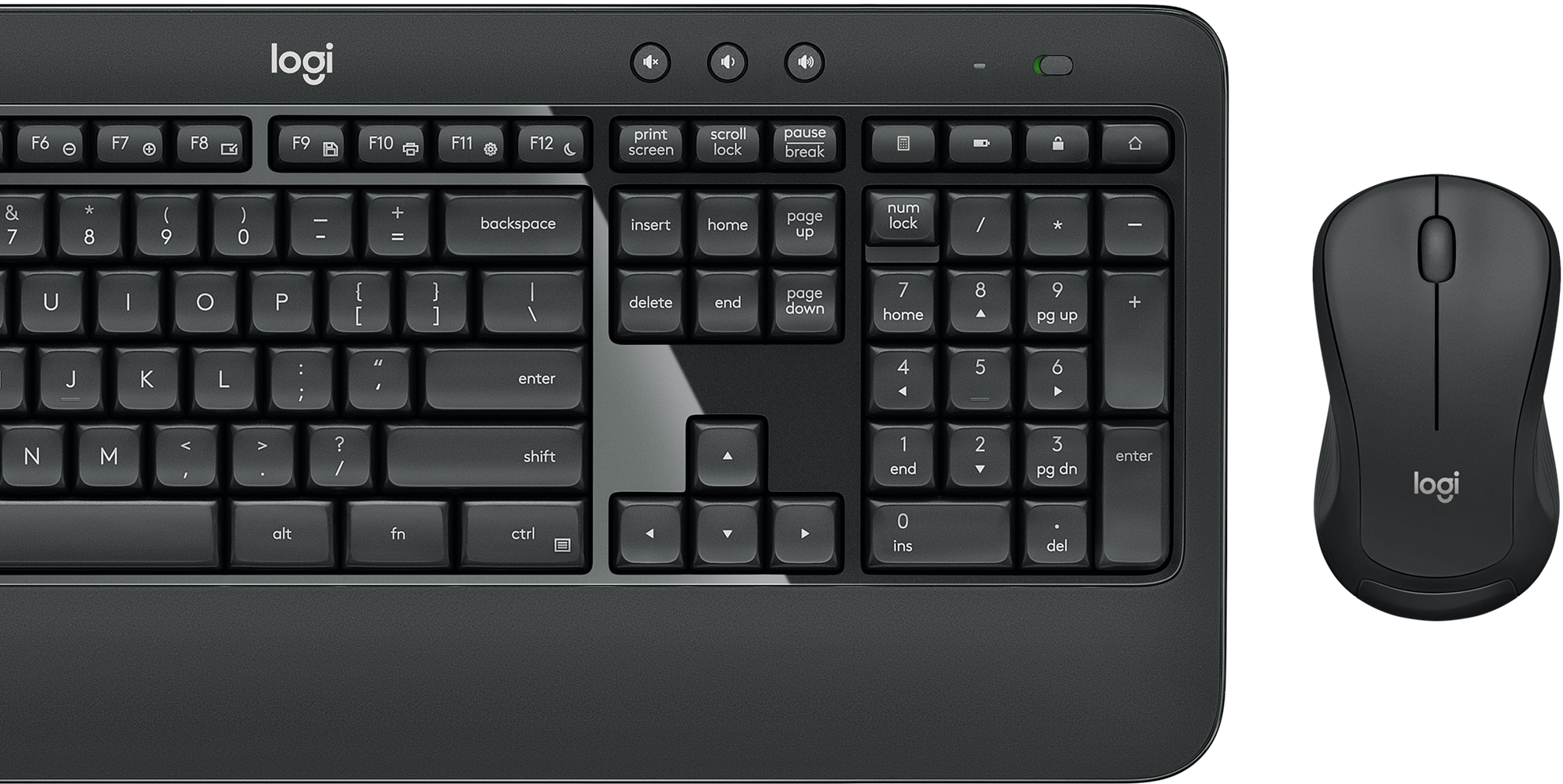 Комплект клавиатура + мышь Logitech MK540 Advanced, графитовый — фото 1