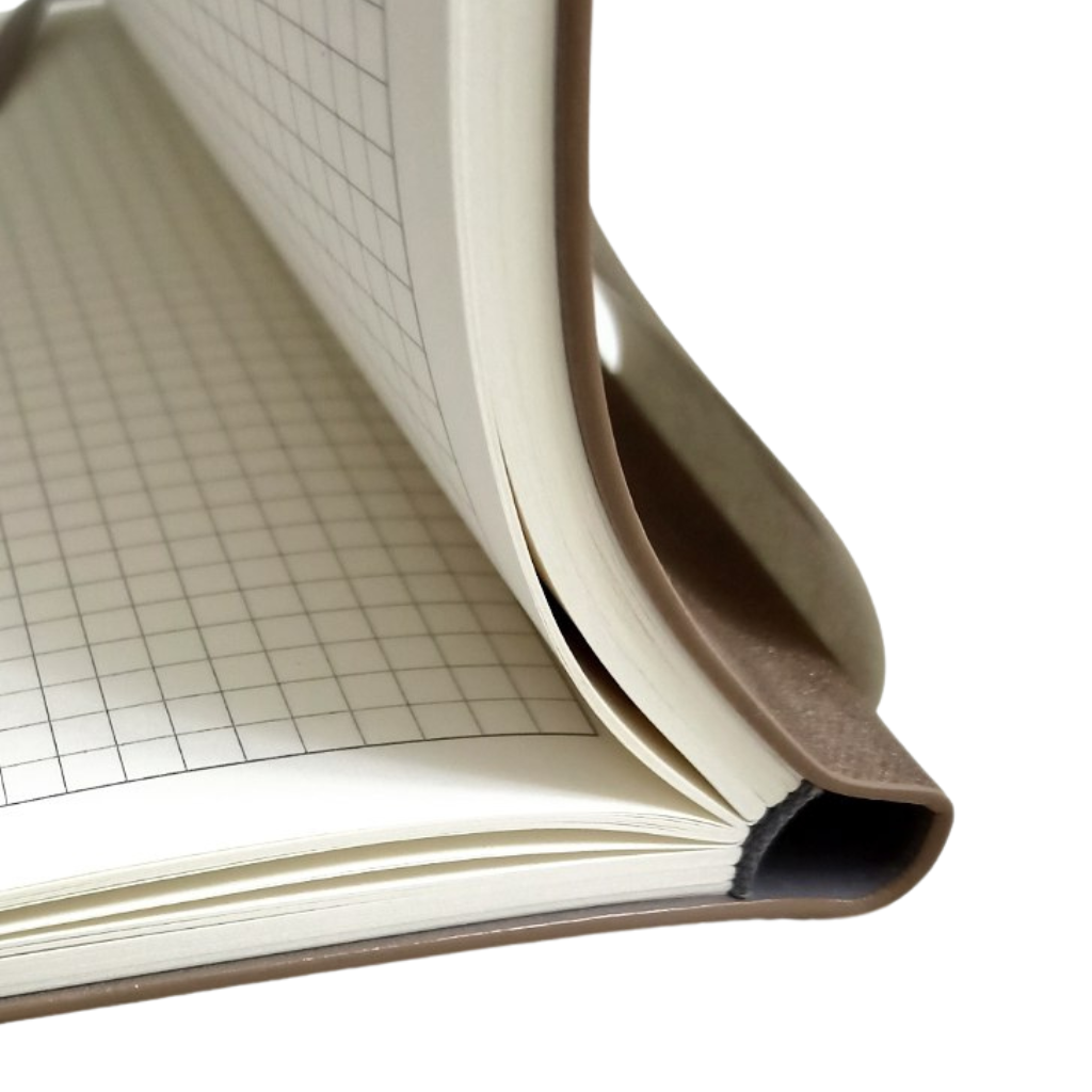 Блокнот Notebook А5, мягкая тканевая обложка, 100 страниц. Let us be parts of your everyday life — фото 1