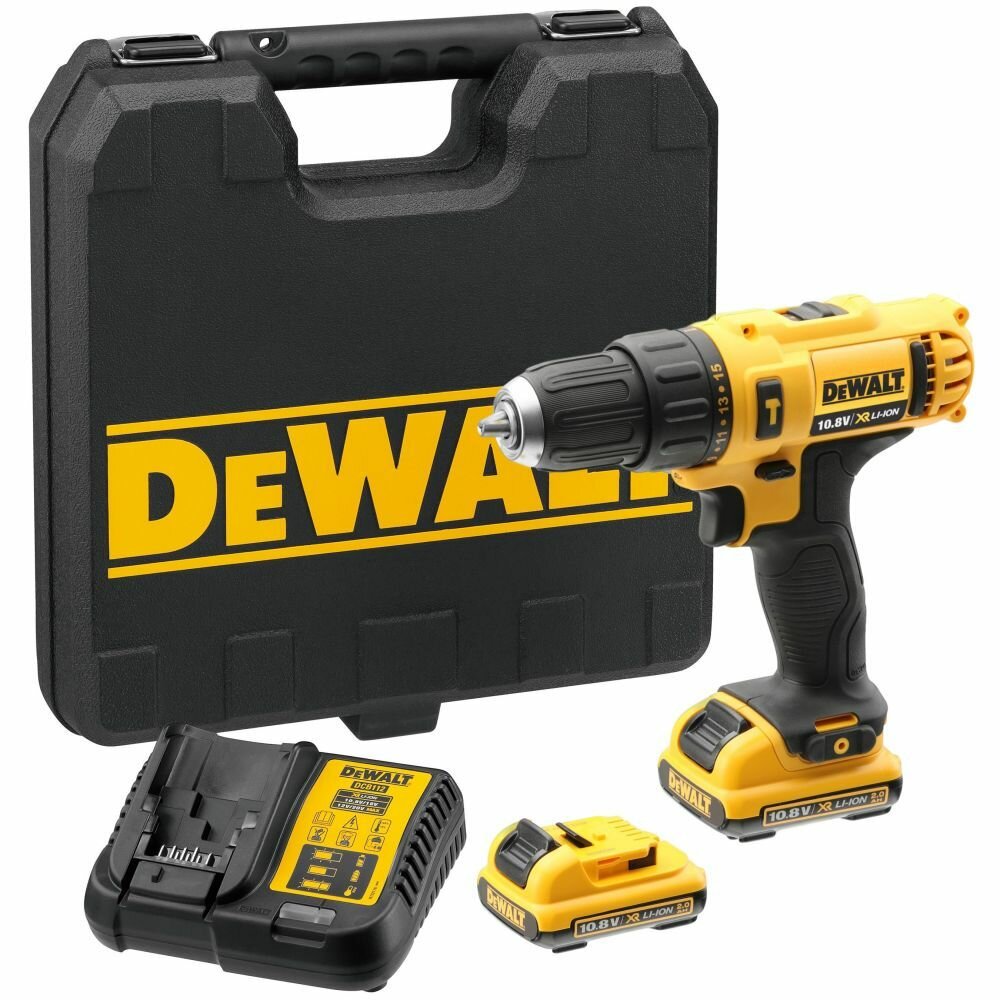Аккумуляторная дрель-шуруповерт DEWALT DCD716D2-K ударная