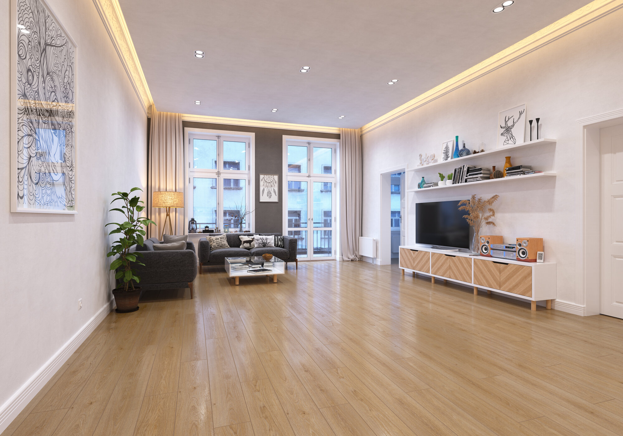 Ламинат SWISSKRONO HOME STANDARD Дуб Беттина 33 класс 12 мм 1318 м²