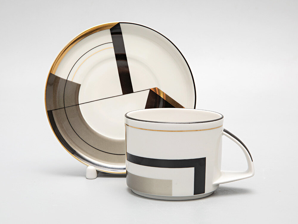 Чайная пара "Проект 2 " форма Баланс, 280 мл. , Императорский фарфоровый завод — фото 1