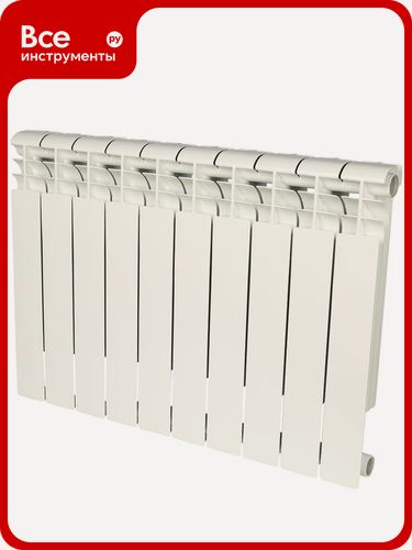 Изображение товара Алюминиевый радиатор ROMMER Profi 500 AL500-80-80-100 10 секций RAL9016 82485