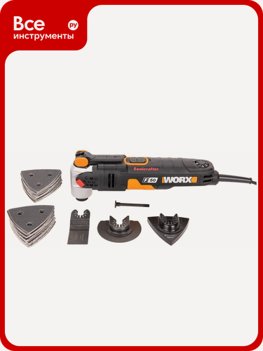 Изображение товара Электрический реноватор WORX UI Sonicrafter SDS WX681, 450 Вт, пластик